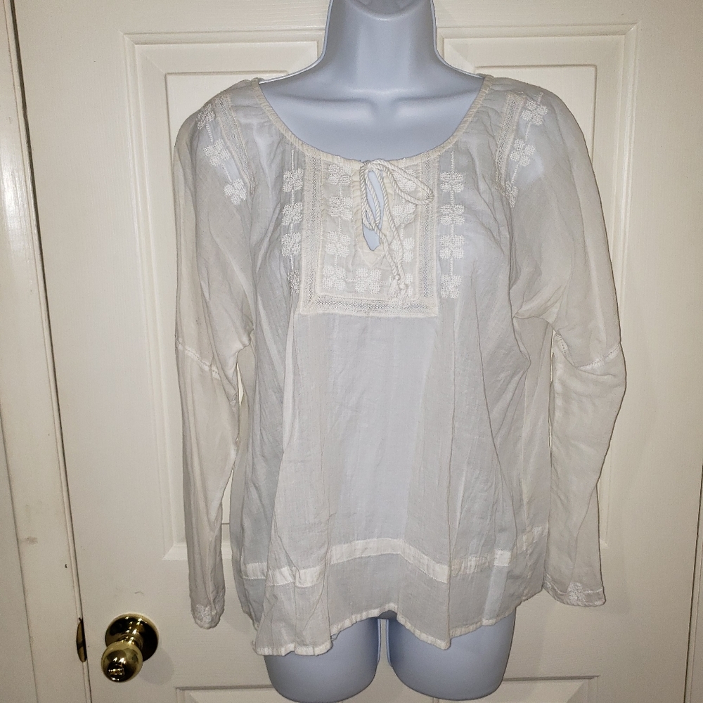 American Eagle Outfitters Blouse White S